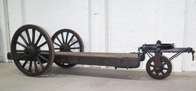 Driewielkar met verlaagd laadvlak, Karrenmuseum Essen